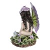 Ebros Gift Whimsical Violet Purple Girl Fairy Sitting On Pansy