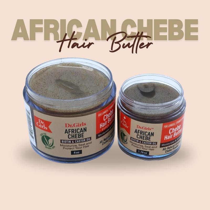 Dr Girls African Chebe Hair Butter - Moisturizes, Seals, and