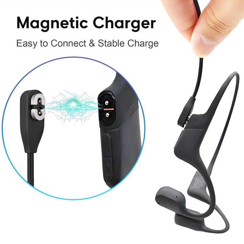 sweguard USB C Charger Cable 3.3ft Magnetic Compatible with AfterShokz