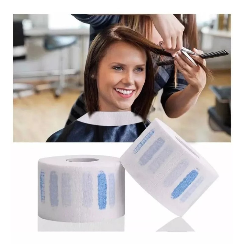 Globusman Tiras Papel Para Cuello Profesional Barberia 1 Rollo C/100