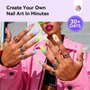 SAVILAND Solid Builder Nail Gel Set: Non-Sticky 4 Color Clear