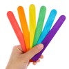 rosenice Craft Woods 150 Pieces Colourful Ice Stick Wooden Spatula