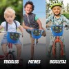 Canasta Canastilla Bicicleta Niño Plástico Rodado 12 Color Azul