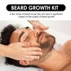 Beard Growth Kit With Roller & Mild Essential Oil -