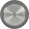 Shower Strainer and Hair Catcher - Brushed Nickel + Stainless Steel