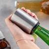Beer Bottle Opener, Magnetic Automatic Stainless Steel Push Down Opener,
