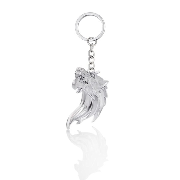 UpAuto Cool Wolf Head Car Decorations Badge Emblem Key chian