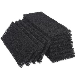 LTWHOME Compatible with Carbon Foam Filters FIt For Fluval 3 PLUS 3+(Pack of 12)