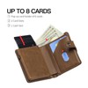 SENDEFN Card Holder Wallet Men's Pop-up Bifold Wallets with RFID