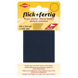 Kleiber 145 cm² Flick + Fertig Selbstklebendes Reparaturband aus Nylon, Marine Blau