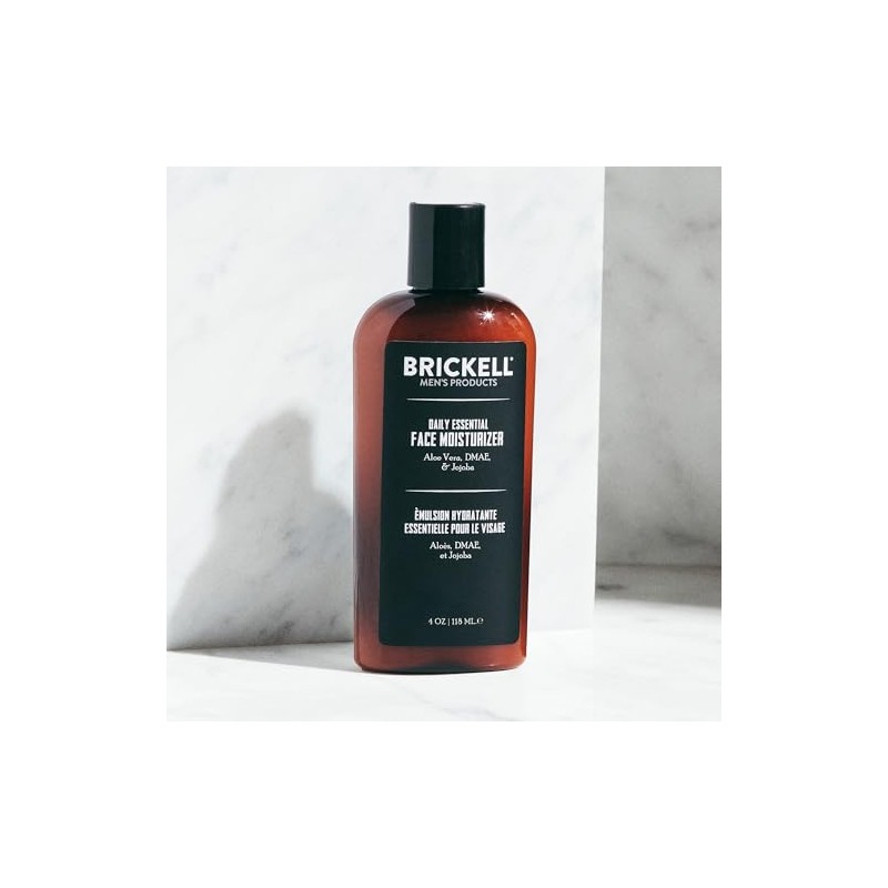 Brickell Men's Products Daily Essential Face Moisturizer, 4 Ounce