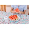 Alux Oilcloth Table Cloth - Waterproof Wipeable Tablecloths - Non-Fading