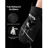 KUTOOK Professional ski gloves made of goat leather and down,