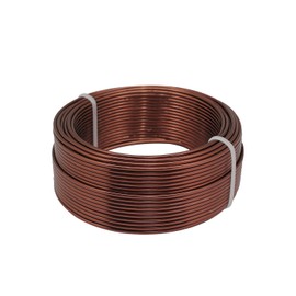 ZhXu Shuo 12 Gauge Aluminum Craft Wire, 2mm×30Yards Bendable Metal Craft Wire for Bonsai Plant Stand, Doll Skeletons, Wire Sculpture, Jewelry Making and Home Decorations (Bronze)