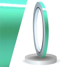 siviwonder Decorative Strip Mint Gloss in 5 mm Width 10 m Length Foil Sticker for Car Boat Jet Ski Model Making Tape Decorative Strips Mint Green Green