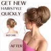 Claw Clip Short Ponytail Hair Extensions Messy Bun Hair Piece