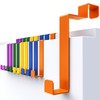4smile Door Hooks for Hanging Inside, Set of 10, Colourful,