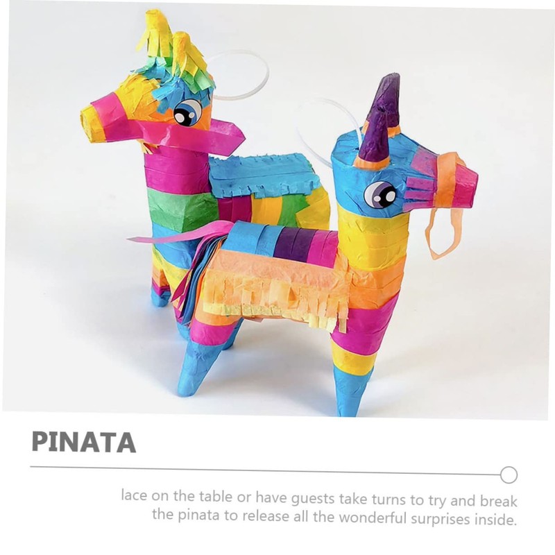 Abaodam 4 pcs Donkey Pinata Festival Party Supplies for Cinco