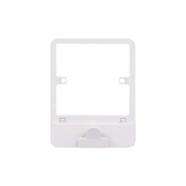 Schneider Electric Lisse White Moulded - Single Socket Surround, with Clip, Spacer, GGBLC1GS, White