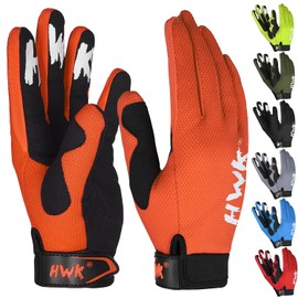 HWK Guantes de motocicleta para hombres y mujeres para motocross, manejo tctico, ciclismo, motocicleta, carreras, guantes multiusos                   
