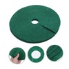 Kisangel 10pcs Grass Cloth Non-Woven Tree Mulch Shield Tree Root