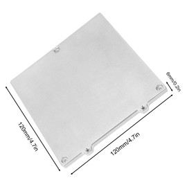 Aluminum Alloy Building Plate Holder, 120mm/4.72" Z Axis Heated Bed Hotbed Support for Voron V0 V0.1, 3D Printer Accessories