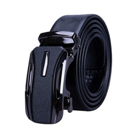 Dubulle Mens Designer Ratchet Belt Stylish Leather Car Model Automatic Buckle Adjustable Sliding for Casual Dress