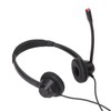 RJ9 Telephone Headset with Microphone Noise Cancelling Dual Ear Office