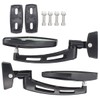 NewYall Pair Black Racing Rear view Mirror Double Adjustment Sport