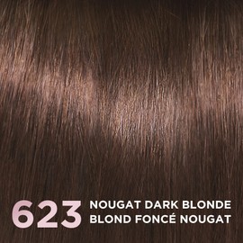 L’Oréal Paris Casting Natural Gloss Hair Color, 623 Nougat Dark Blonde, High Shine Hair Gloss, Hair Dye, 1 EA
