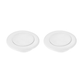 PATIKIL 68mm OD Hole Plugs, 1 Pack PVC Round Tube Post Locking Cover Pipe Insert End Cap for Pipeline Protection, White