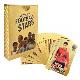 Football Stars Gold Card Game Party Birthday Wedding Pack of 55
