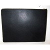 Coach New Crosby Push Lock Black Leather Zip Top Portfolio