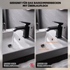 Hibbent Universal Drain Fitting, Pop-Up Valve for Sinks and Washbasins