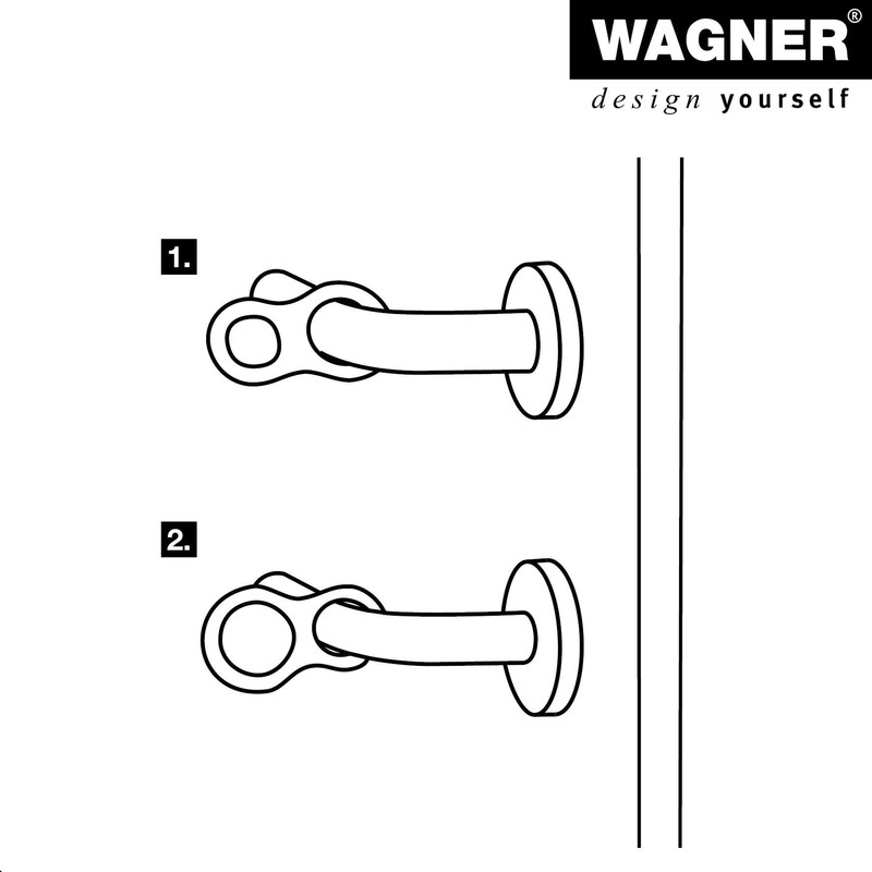 WAGNER Door Handle / Window Buffer Double Ring Set of