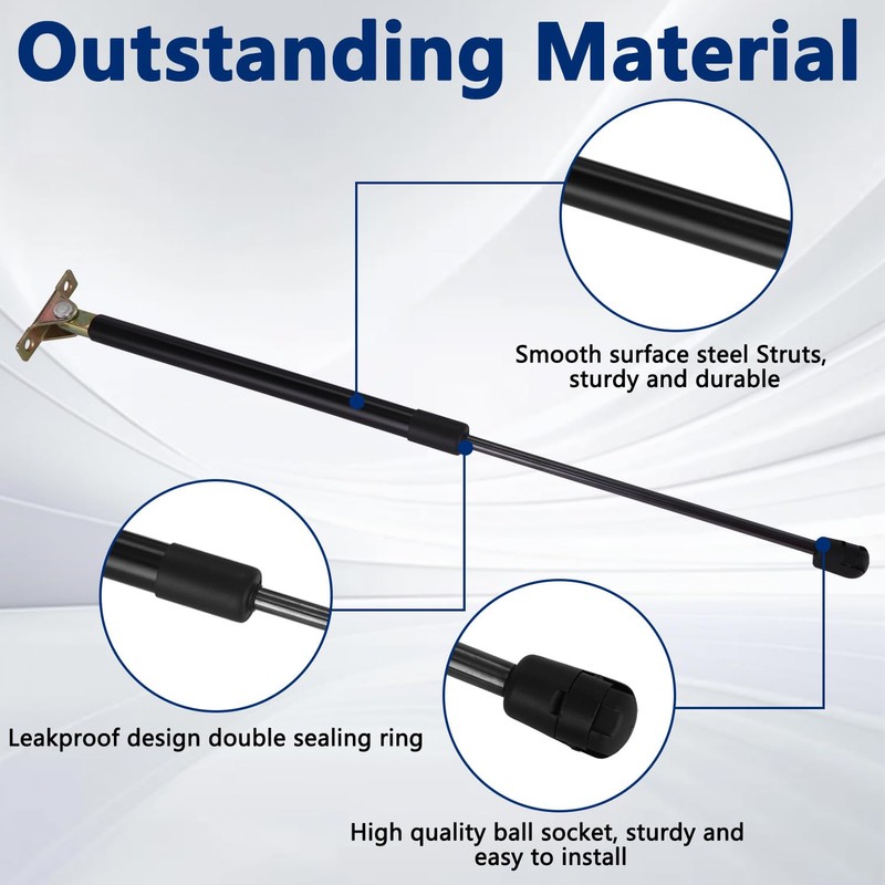 HNeekyr Front Hood Lift Support, Compatible with Jeep Wrangler JK