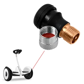 ODO LUCK Vacuum Tubeless Air Valve for Segway Ninebot S Smart Self-Balancing Electric Scooter Replace Parts Tire Accessories