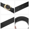 MEMOFYND 2 Reversible C-Buckle Belts, Belts for Jeans, Belts and
