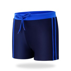 Aiseyi Boys Swimming Shorts Kids Swim Trunks Swimwear Swimming Costume with Lined and Elastic Waistband Dark Blue 11-12 Years