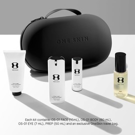 OneSkin OS-01 FACE, BODY, EYE & PREP Mini Starter Kit, Black