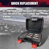 wesleydrill 8PCS Annular Cutter Set,Magnetic Drill Press Bits,1" Cutting Depth,3/4"