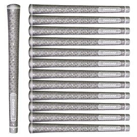 Geoleap Glory-M Golf Grips, Set of 13, Memory Point Assisted Hand Placement, Anti-Slip, Golf Club Grips, Standard/Medium, 5 Color Options (Standard, Gray)
