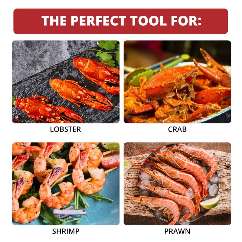 Maine Man EZ Seafood Shellers, Set of 8