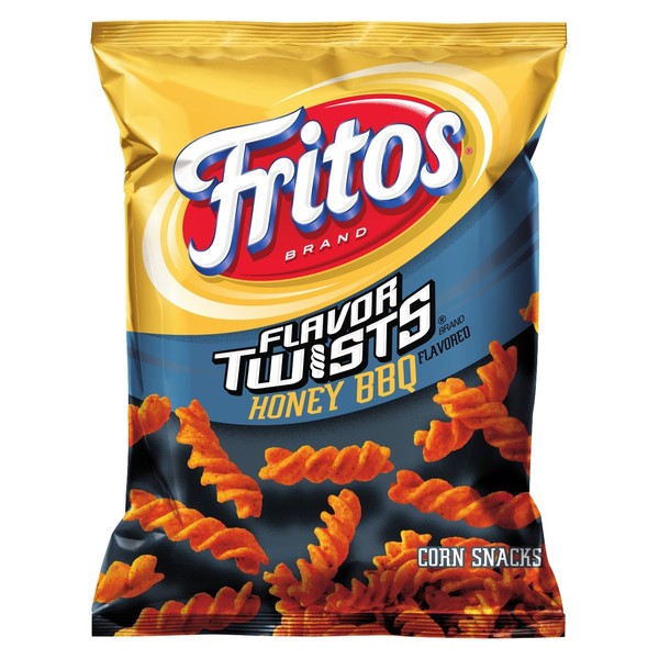Fritos Corn Chips, Twists Honey BBQ, 10.25 Ounce (Pack of