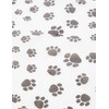 SatinWrap Luxury Printed Tissue Wrapping Paper Puppy Paws 5 Sheet