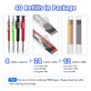 Carpenter Pencils Kit with 40 Refills, 4 Pcs Mechanical Colorful