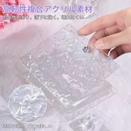 Seal Book, Transparent, 20 Sheets, A8 Seal Binder, Girls, Notebook, Axa File, Palm Size, Sleeve, Push