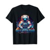 Outer Space Astronaut DJ Shirt Galaxy Techno EDM House Music