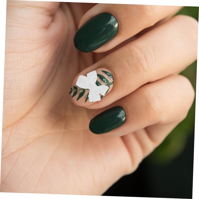 Vaguelly Nail Art Charms of Pearl Bow Decorations for Women