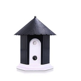 Outdoor Ultrasonic Dog Bark Control Nuisance Deter Anti Bark Device No Barking Black